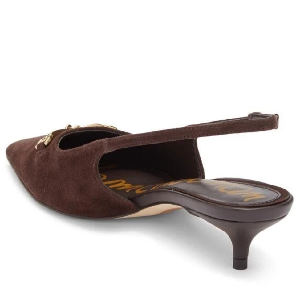 Sam Edelman Women’s Farrah Kitten Heel Pointed Toe Slingback Pump. Size 11. - Picture 3 of 7